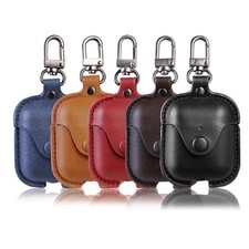 PU Leather Earphone Case Cover Protective Bags for Apple Airpods 1 2 Headphone