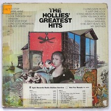 THE HOLLIES The Hollies' Greatest Hits 1973 PROMO LP Excellent Vinyl