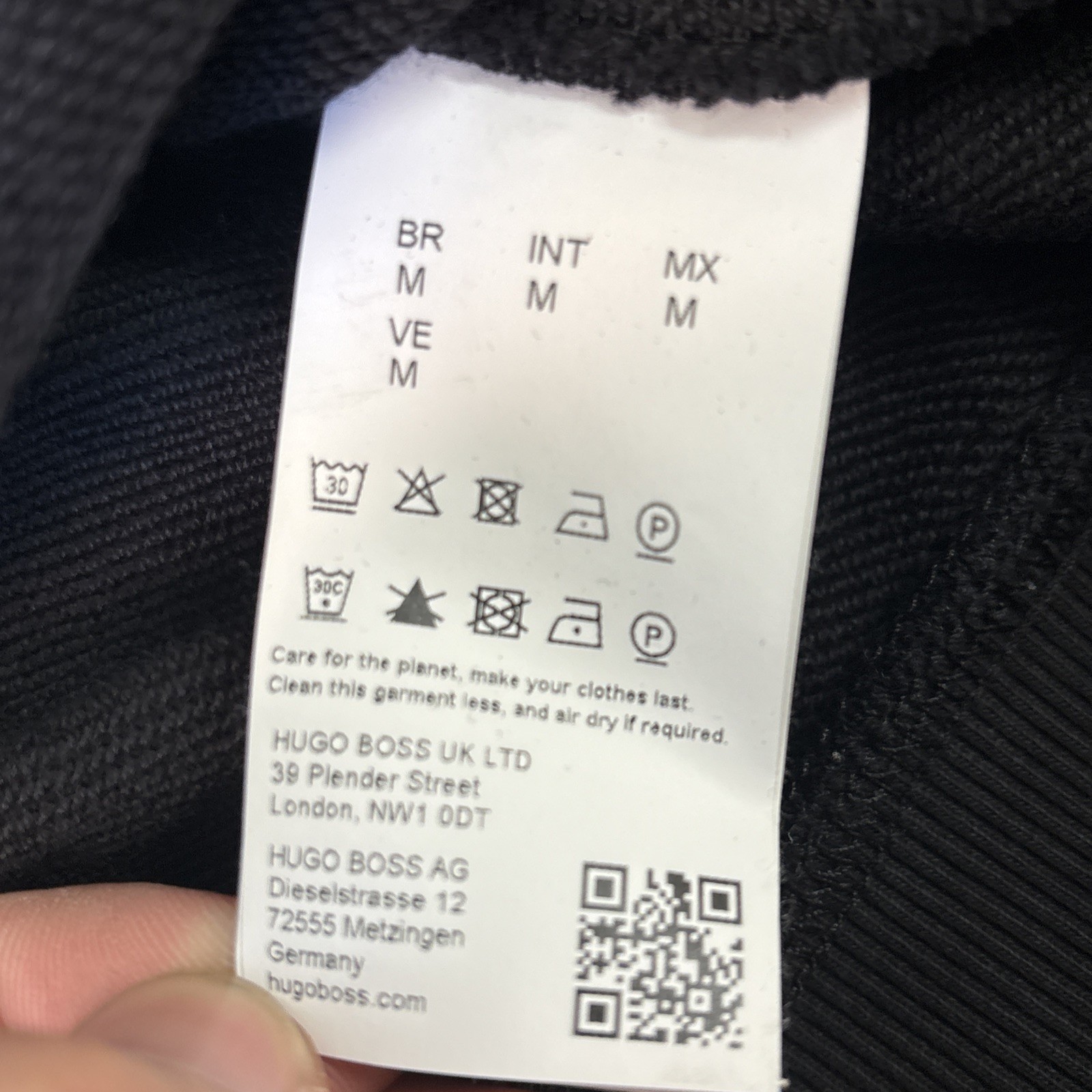 HUGO Dragon Logo Patch Pullover Black Sweatshirt … - image 4