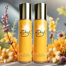 Zhuzh Tan Accelerator Spray 200ml Pack of 2 Fast Natural Tanning Formula