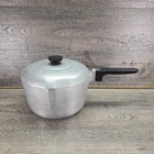 Wagner Ware Sydney O Magnalite 4 QT Sauce Pot 4684-P with Lid Double Spouts VTG
