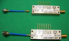 Harris 028-110821-002 5W 5-6GHz Power Amplifier 13dB gain 10.0Vdc w/SMP-SMA adap