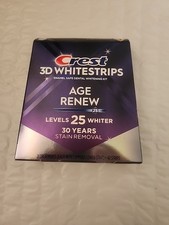Crest 3D White Age RenewNo Slip Supreme Flexfit Teeth Whitening Strips- 42 Count