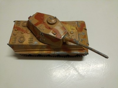 Corgi Toys German King Tiger   Tank  Koenigstiger Metall Mit Lackschäden 1/55
