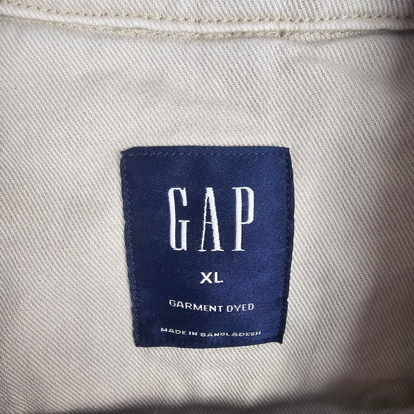 GAP Garment Dyed Chore Coat XL Minimalist Workwear Jacket Modern Elevated Casual image 3