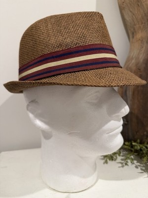 Westend Brown Fedora Hat S/M Classic Casual Spring Summer Fall