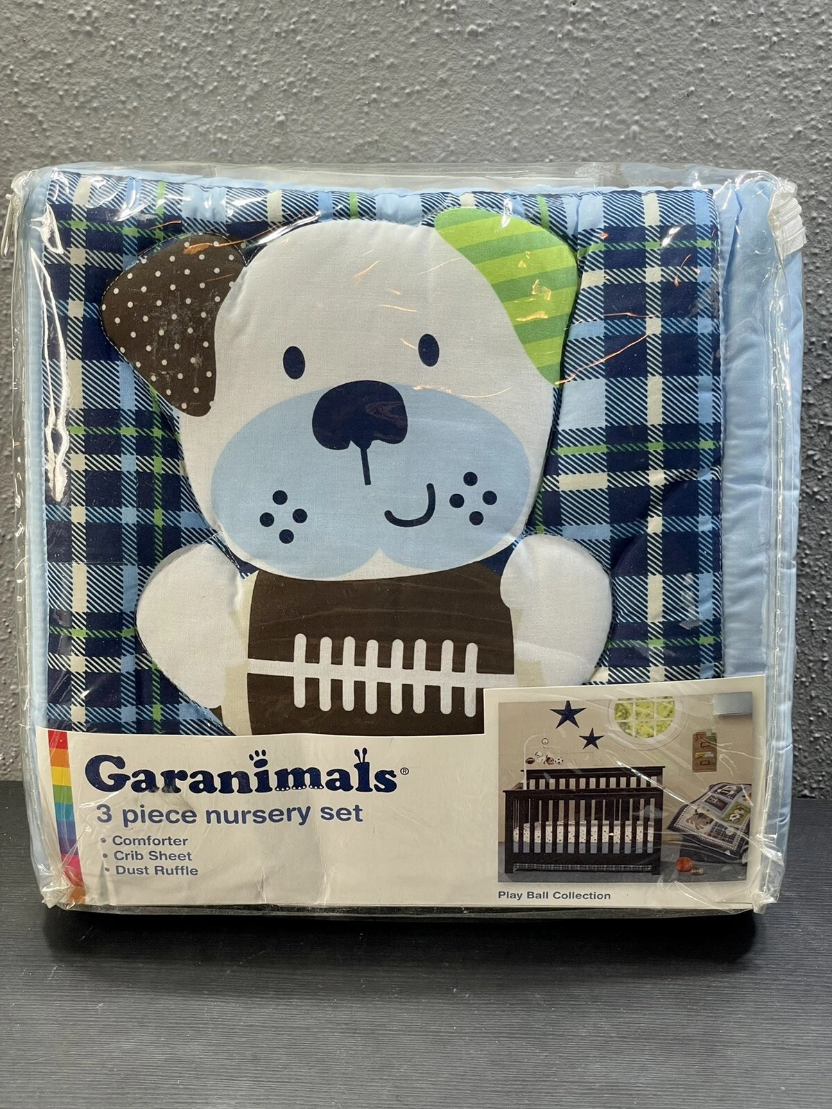 Garanimals Puppy 3 pc. Comforter, Crib Sheet, Dust Ruffle Nursery Set
Opens in a new window or tab