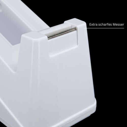 Tischabroller für Klebeband | Robuster Klebebandspender | 8 Rollen Klebeband - Bild 6 von 6