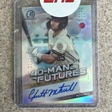 2021 Bowman Chrome 40-Man Futures Garrett Mitchell Auto 21/99