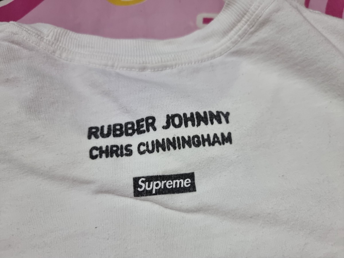 Rare Supreme Chris Cunningham Rubber Johnny Men's Mint Green T