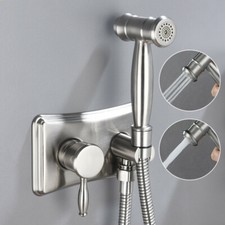 Brass Bidet Washer valve Muslim Ducha Spray Higienica Cold  Hot Water Mixer Set