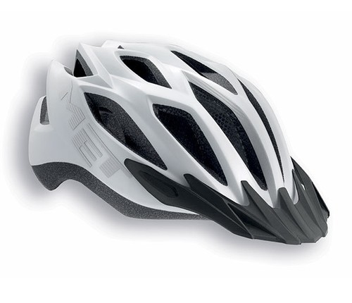 Casco Bici MET CROSSOVER Bianco Matt HELMET MET CROSSOVER WHITE MATT | eBay