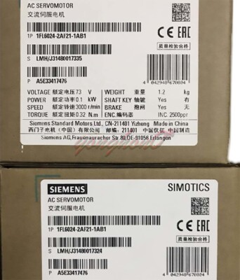 1PC NEW SIEMENS Servo Motor 1FL6024-2AF21-1AB1