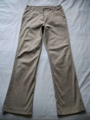 WMNS 4 / 6 STRETCH TAN PANTS STRAIGHT LEG by ALLEN SCHWARTZ