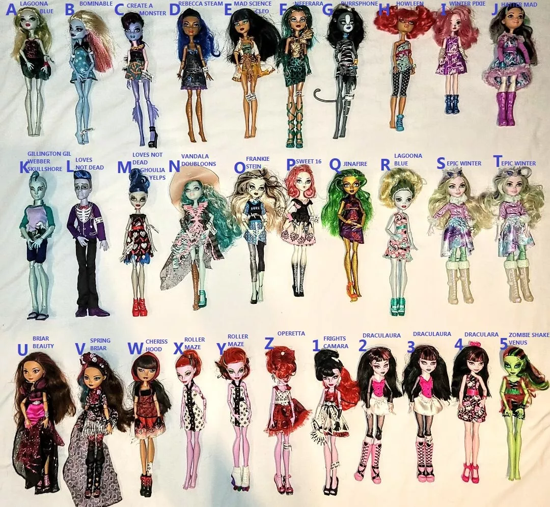 MONSTER HIGH  Monster high toys, Monster high characters, Monster high  dolls