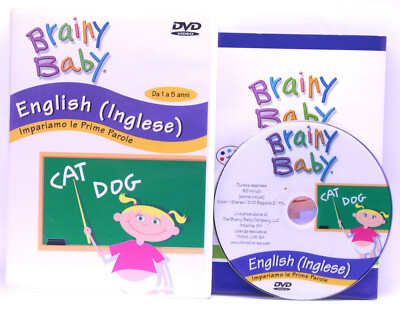 BRAINY BABY ENGLISH (ENGLISCH) PÄDAGOGISCHE DVD ITALIENISCHE AUSGABE 77765