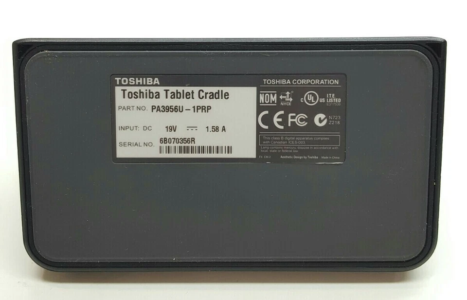 Tablet Toshiba Base USB PA3956U-1PRP ENVÍO GRATUITO Foto 3 de 3