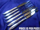 INTERNATIONAL SILVER RHYTHM STERLING SILVER PLACE KNIFE - EXCELLENT CONDITION