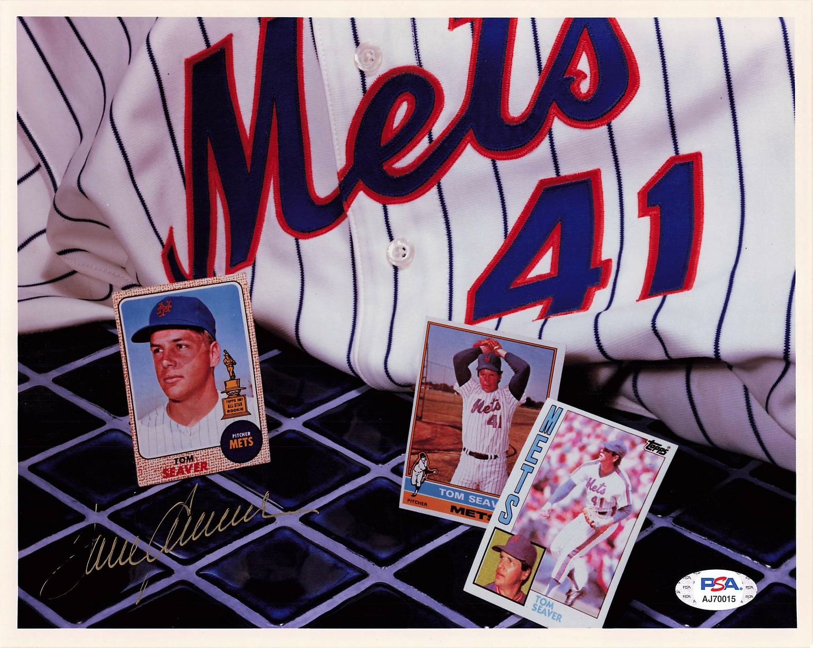 Tom Seaver Mets Signed 8x10 Photo Autograph Auto PSA/DNA AJ70015