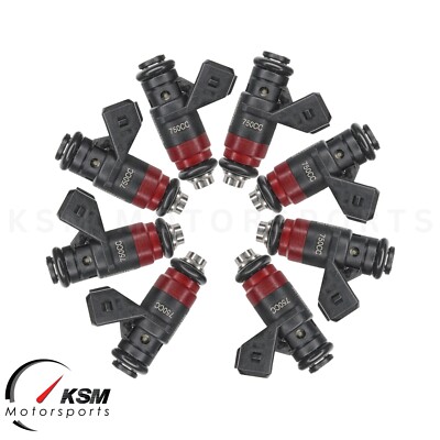 8 x 71lb 750cc fit Deka Compact Short Fuel Injectors FI114700 EV1 High Impedance