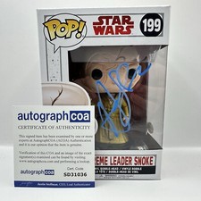 Andy Serkis AUTOGRAPH - Supreme Leader Snoke - Star Wars - Signed Funko Pop ACOA