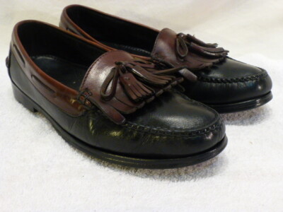 Cole Haan Country Slip On Brown Leather Loafer With Tassels Size 8.5 Cole Haan Genuine Handsewn Brown Leather Men main image 4