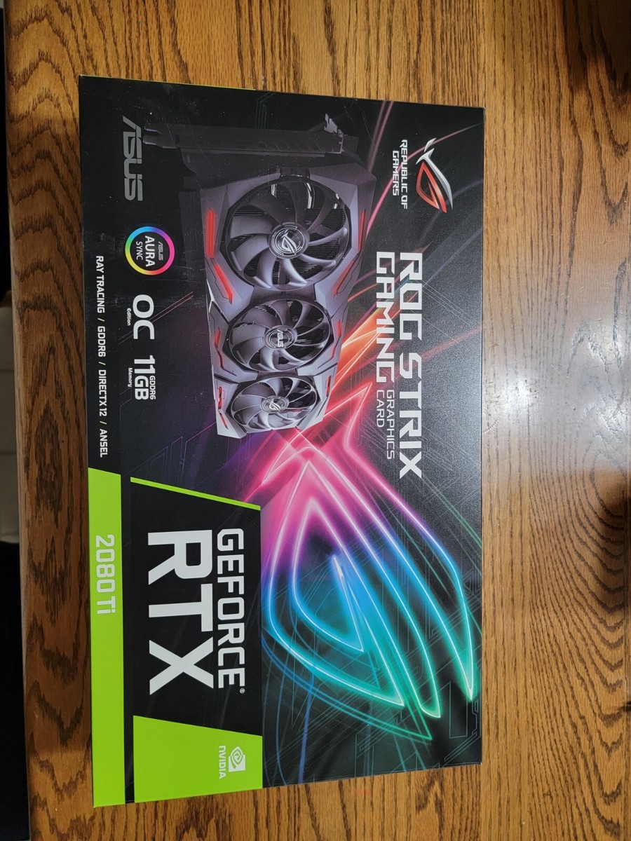 【中古】STRIX GeForce RTX 2080Ti 11GB ASUS ROG Strix NVIDIA GeForce RTX 2080 TI OC 11GB GDDR6 Graphics