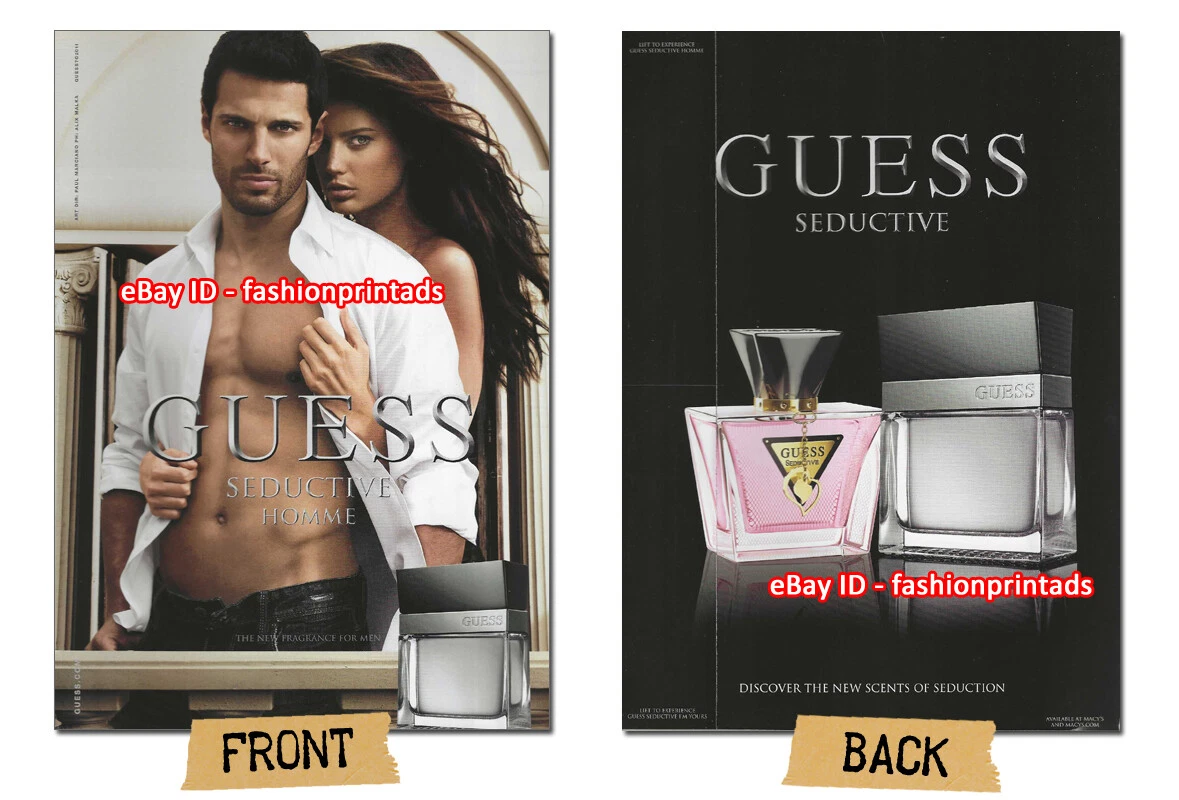 GUESS Fragrance 2 Page Magazine PRINT AD 2011 LUCA LOY Leticia
