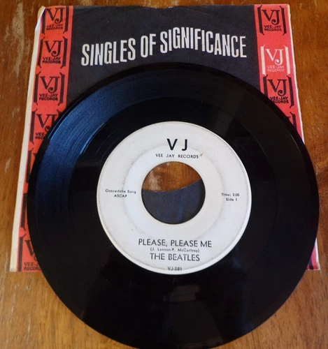 The Beatles Please Please Me / From Me To You Vee Jay White Label 45