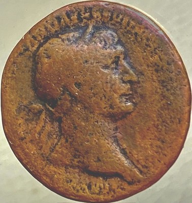 Emperor Trajan Genuine Ancient Roman Coin 98AD-117AD As Genuine Bronze AE27