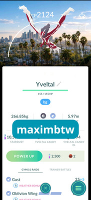 Shiny Yveltal Background Los Angeles - GoTour Kalos 2026  Pokemon GO 