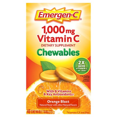 Vitamin C Dietary Supplement Chewables Back to School Essentials