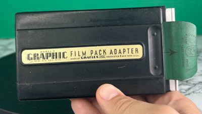 Graflex Graphic Model 2 Film Pack Adapter 2.25x3.25 for Century Graphic