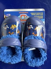Nickelodeon Paw Patrol Toddler Warm Lined Clogs Size 7/8