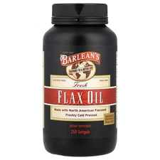Barlean s Fresh Flax Oil 250 Softgels Gluten-Free