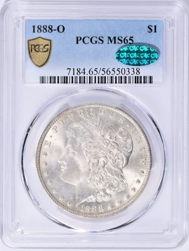 1888-O Morgan Silver Dollar PCGS MS-65 CAC