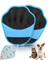 Tierhaarentferner Handschuh Pfoten-Design Fellmagnet FüR Hunde Und Katzen,