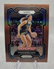 2024 Prizm Monopoly WNBA Monique Billings Atlanta Dream BROWN Prizm /249 #19!