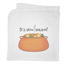 'Stew Season' Cotton Baby Blanket / Shawl BY00045227 