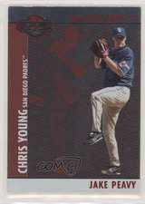 2008 Topps Co-Signers Silver Red /400 Jake Peavy Chris Young #090