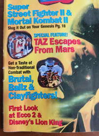 Sega Visions Magazine August/September 1994 Fahrenheit Sega 32x Cover Clayfighte