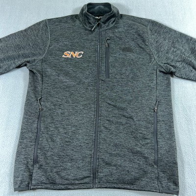 #ad #ad North Face Fleece Jacket Mens Large Gray Skyline Full Zip Outdoor Hiking Logo $26.88