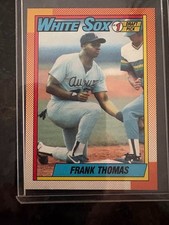 1990 Topps #414 Frank Thomas Rookie Card #1 Draft Pick