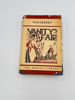 William Makepeace Thackeray Vanity Fair Softback Book 1940 w/ Dust Jacket