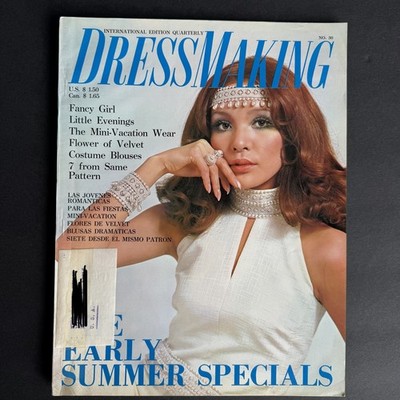 Vtg Dressmaking International Quarterly Magazine No [30] 1969 Patterns