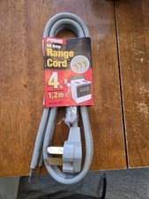 4 Fuß 3-polig 3-Draht Range Kabel Stromkabel Elektroofen Herd 50 A SRDT grau