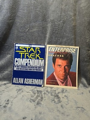 Star Trek Compendium Book Enterprise Magazine Kirk Shatner Issue Vintage