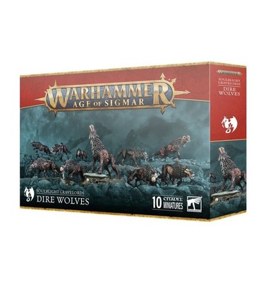 Soulblight Gravelords Dire Wolves - Warhammer Age of Sigmar - New! 91-45