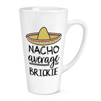 Nacho Durchschnitt Maurer 483Ml Groß Latte Becher Tasse Lustig Best Baumeister