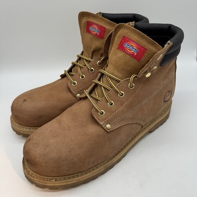Dickies DW7322 Work Boots Mens 13M Leather Lace-Up Safety Shoes ASTM F2413-05 EH